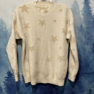AndTheWhy Soft Polyamide Sweater With Fuzzy‎ Stars Size Small